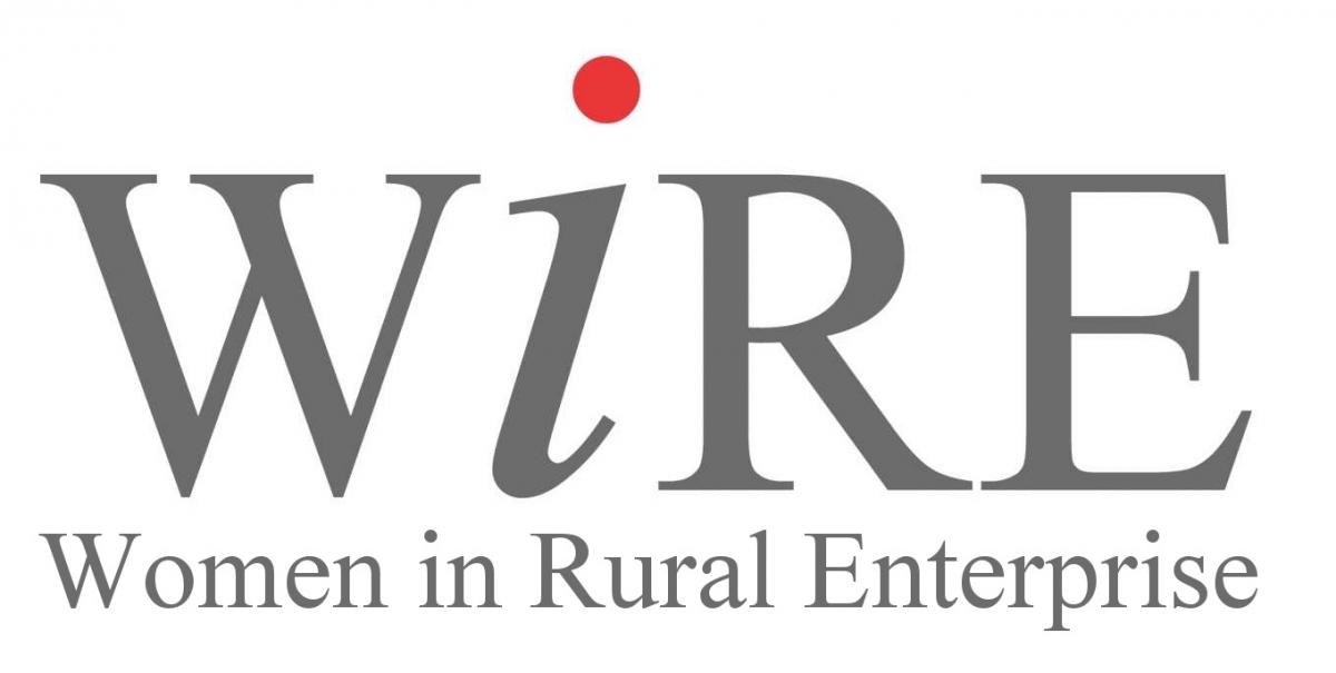 MRE, WiRE logo, Women in Rural Enterprise logo